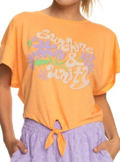 T-shirt ROXY WE GO THE SEA - Mock Orange