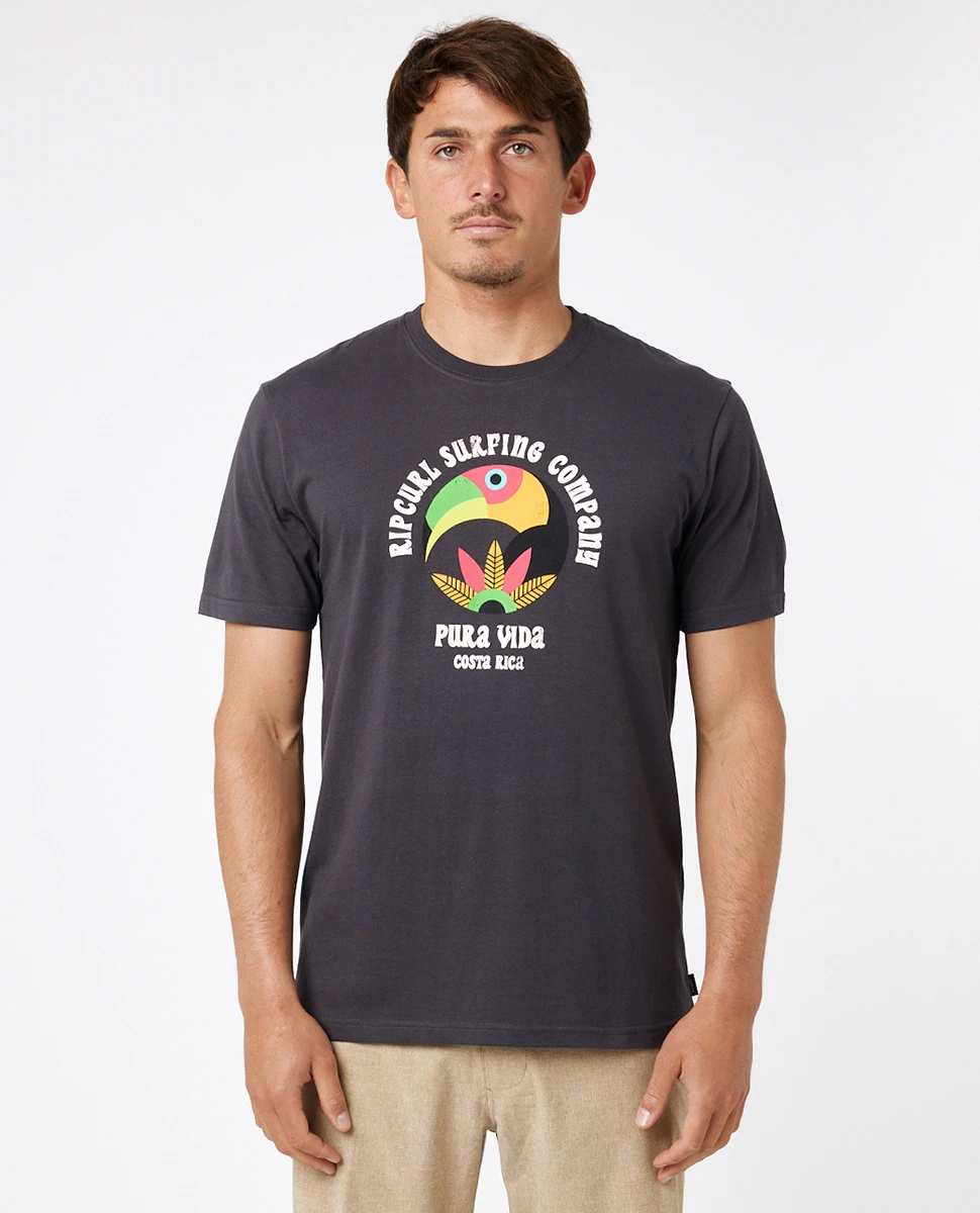 T-shirt à Manches Courtes Ripcurl Desti Animals - Washed Black 3 T-shirt à Manches Courtes Ripcurl Desti Animals - Washed Black