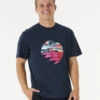 T-shirt à Manches Courtes Ripcurl Fill Me Up - Dark Navy -SeaRide T shirt a manches courtes Ripcurl Fill Me Up Dark Navy 0