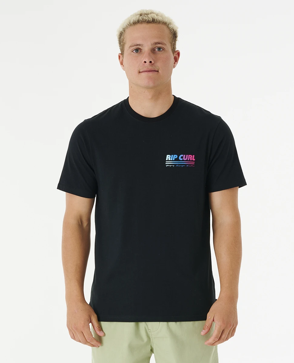T-shirt à Manches Courtes Ripcurl Surf Revival Decal - Black 3 T-shirt à Manches Courtes Ripcurl Surf Revival Decal - Black
