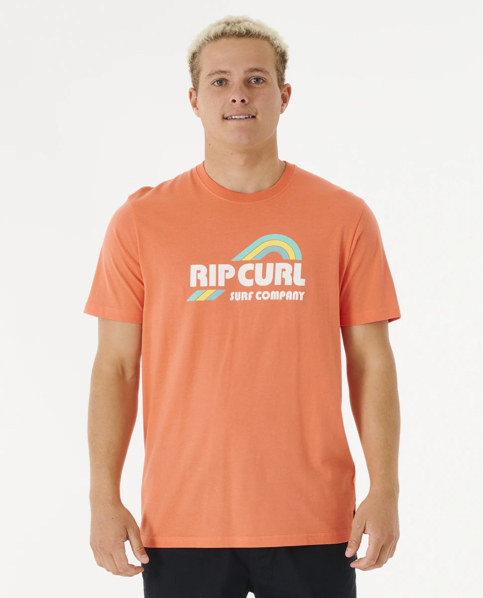 T-shirt à Manches Courtes Ripcurl Surf Revival Waving - Peach 3 T-shirt à Manches Courtes Ripcurl Surf Revival Waving - Peach