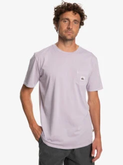 T-shirt Avec Poche Quiksilver Sub Mission - Pastel Lilac
