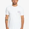 T-shirt Pour Homme Quiksilver Warped Frames - White -SeaRide T shirt pour Homme Quiksilver Warped Frames White 0 2711