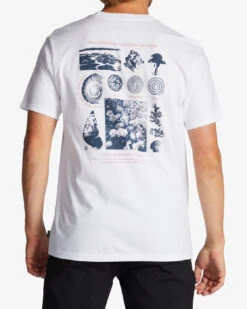 T-shirt En Matière Biologique Billabong Tidal Research - White -SeaRide TIDAL RESEARCH SS 0 268890 1