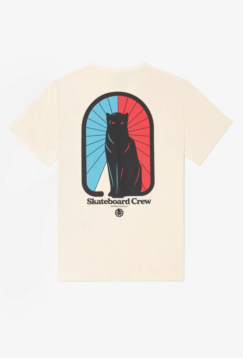 T-SHIRT Jonsen Island LOOSE PANTHERE COCONUT - Cream 4 T-SHIRT Jonsen Island LOOSE PANTHERE COCONUT - Cream – Image 2