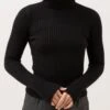Tricot à Col Roulé Rhythm BROOKLYN ROLL NECK KNIT - Noir