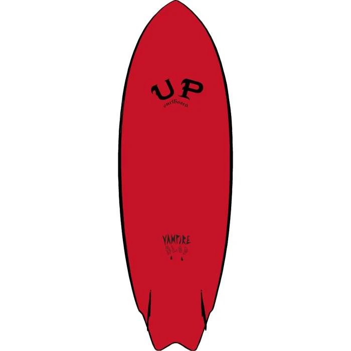 Planche De Surf UP VAMPIRE Blood 5.6 - Gris/Rouge 4 Planche De Surf UP VAMPIRE Blood 5.6 - Gris/Rouge – Image 2