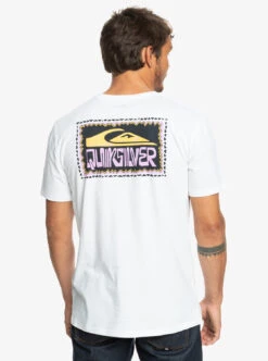 T-shirt Pour Homme Quiksilver Warped Frames - White -SeaRide WARPED FRAMES SS 0 271171 1