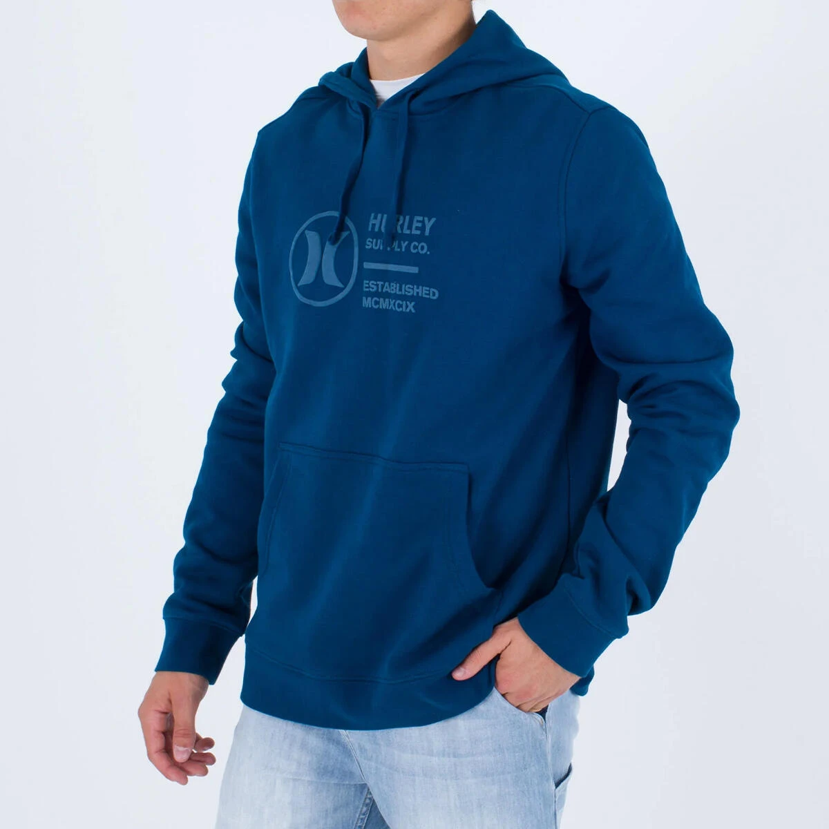 Sweat à Capuche Hurley CUT PULLOVER FLEECE - Poseidon 4 Sweat à Capuche Hurley CUT PULLOVER FLEECE - Poseidon – Image 2